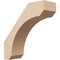 Ekena Millwork 5-inch W x 16-inch D x 16-inch H Legacy Rough Cedar Woodgrain TimberThane Knee Brace, Primed BRCUR05X16X16LECRCPR - alternate 1